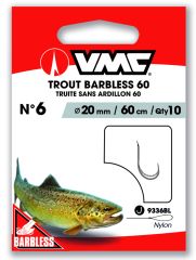 9336 BL - TROUT BARBLESS 60